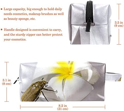 Leveis Beetle Microfiber עור איפור שקית שקית טיול אטום למים תיק קוסמטיק תיק נייד תיק טואלטיקה לנשים