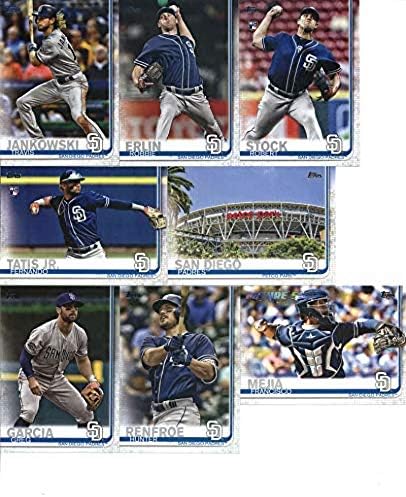 2019 Topps Series 2 בייסבול סן דייגו פדרס צוות צוות של 14 קלפים: האנטר רנפרו, פרננדו טטיס ג'וניור