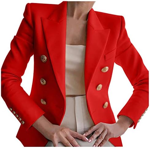 מעיל חליפת נשים אלגנטית עבודה עסקית מזדמן ז'קט בלייזר ליידי גברת בצבע אחיד כפתור צווארון צווארון קרדיגן