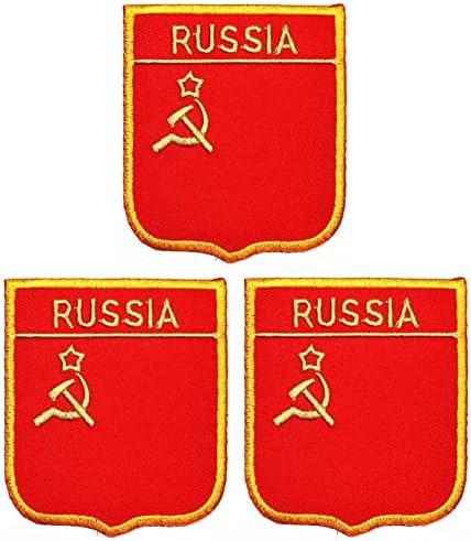 קליינפלוס 3 יחידות. 2.6 על 2.3 אינץ'. רוסיה דגל תיקון המדינה דגל סמל אחיד לתפור ברזל על תיקוני אופנה