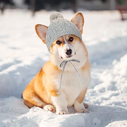 2 חתיכות כובע כלב חורפי כובע סרוג כובע סרוג רך כלב חם כלב כלב כובעים סנוד כובעים