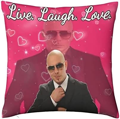 מר Meme Live Love Love לזרוק כרית כיסוי כרית מוסיקה ראפר מפורסם קטיפה קטיפה ביתית עיצוב כרית לספה מיטה ספה ספה
