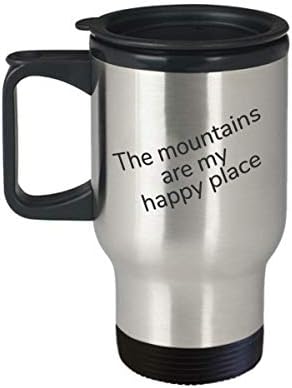 ההרים הם ספל הנסיעות המקום המאושר שלי