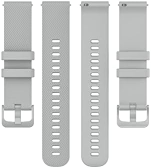 FACDEM 18 20 22 ממ רצועת שעונים עבור Garmin Venu Vivoactive 3 Vivomove HR Silicone Silicone Strap