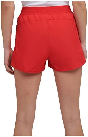טומי הילפיגר ספורט נשים מפוסות מכנסיים קצרים מזדמנים אדומים XS