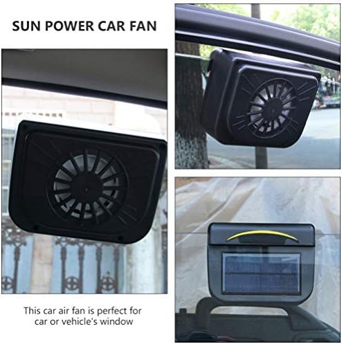 Wakauto מאוורר נייד מאוורר נייד מאוורר סולארי מאוורר מכונית סולארית חלון רכב סולארי חלון קדמי