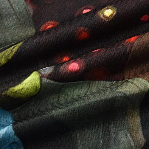 חולצת טריקו לגברים תואמת אופנה היפ הופ שרוול ארוך טי גרפי גרפי עניבה צבעונית צבעונית צבעונית צוואר