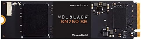 WD_BLACK 250GB SN750 SE NVME משחק פנימי משחקי SSD כונן מצב מוצק - GEN4 PCIE, M.2 2280, עד 3,600
