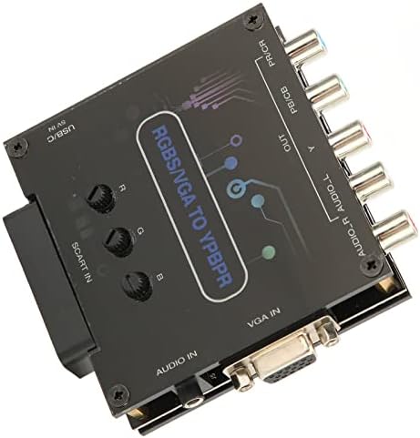 RGBS VGA SCART לממיר רכיבי YPBPR, ממיר לספר בראשית עבור N64 עבור Dreamcast עבור MD עבור Converter תומכים 480i,