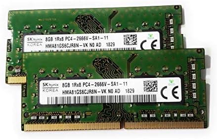 מחשב נייד OEM מקורי SK HYNIX RAM HMA81GS6CJR8N-VK 16GB PC4-21300 DDR4-2666MHz שאינו ECC CL19