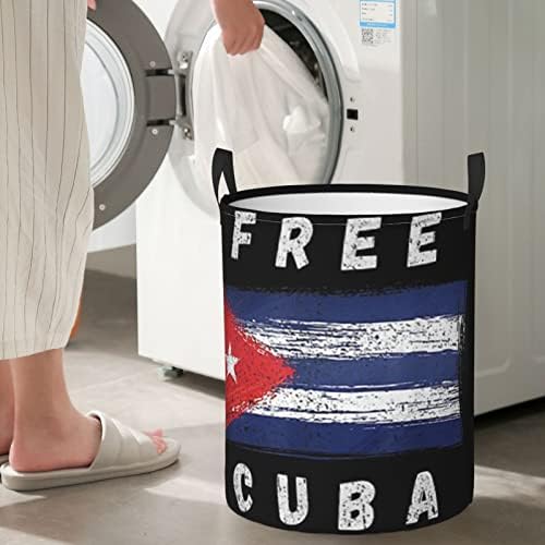 קובה דגל כביסת עגול אחסון סלי מתקפל סל כביסה לחדר שינה אמבטיה סל