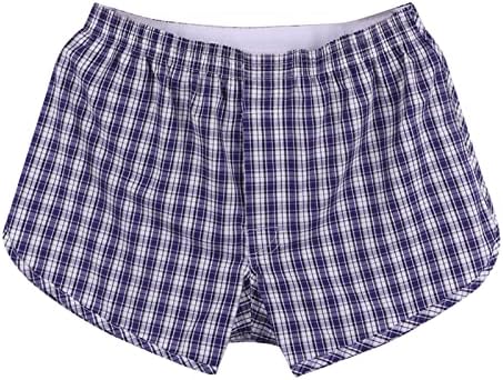 גברים תחתוני לבוש תחתונים לגברים תחתוני כותנה כותנה רופפת מכנסיים קצרים במותניים בינוניים מכנסיים קצרים