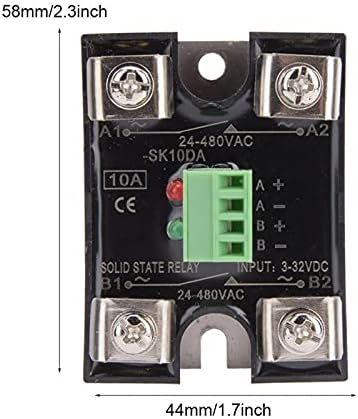 SSR 24-480VAC 10A / 25A / 40A ממסר מצב מוצק ערוץ כפול CONTROC DC CONTROL ערוץ כפול AC שלב יחיד