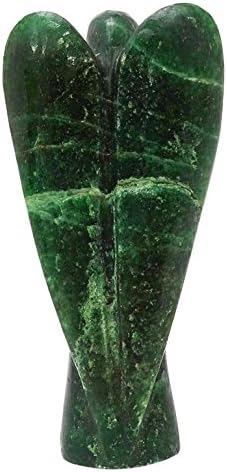 הרמוניזציה של ירוק אוונטורין מגולף מלאך אפוטרופוס אפוטרופוס מתנה רוחנית רייקי ריפוי קריסטל