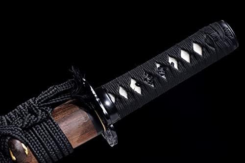 Shinken of חרבות טנטו חרב בעבודת יד יפנית חרב קצרה חימר מחוסמת T10 פלדה קצרה קטאנה אמיתית המון סמוראי חרב סכין