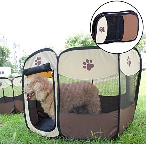 כלוב חיות מחמד של ZHYZ PET נייד אוהל מחמד מתקפל בית כלב כלוב חתול משחק אוהל