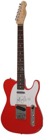 ג 'ק ג' ונסון חתם על חתימה בגודל מלא פנדר אדום טלקסטר גיטרה חשמלית עם ג 'יימס ספנס אימות ג' יי.