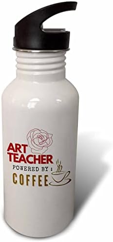 3 דרוז טקסט יצירתי על אמנות, מורה לאמנות מופעל על ידי קפה - בקבוקי מים