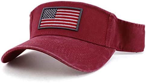 טרנדי הלבשה חנות ארהב אמריקאי דגל רקום פוליאסטר קיץ מגן כובע