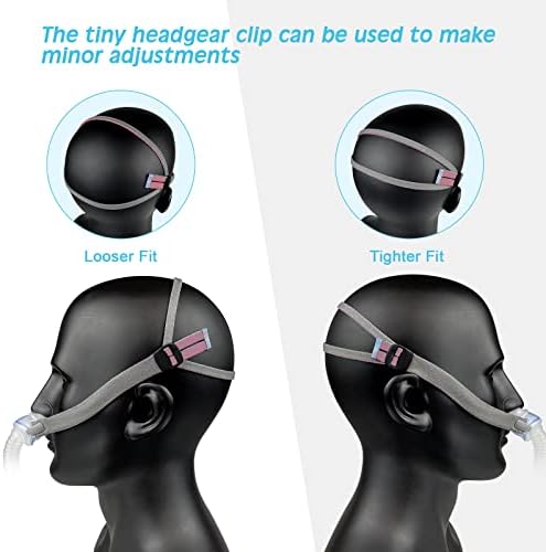 איירפיט פ10 / נ30 רצועת כיסוי ראש משודרגת מסכת סיפאפ החלפת רצועות עיצוב מתכוונן לחלוטין התאמה אלסטית