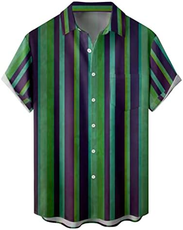 חולצות מזדמנים של XXBR כפתור במורד חולצת הוואי