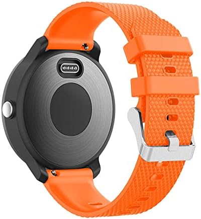 Cysue 20 ממ סיליקון גומי שעון שעון רצועת שעון עבור Garmin vivoactive 3/vivomove HR Smart Watch להקת