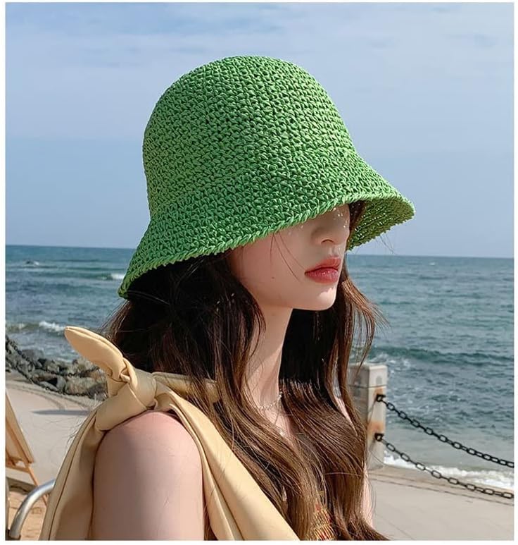 קיץ כובע מתקפל חיצוני שמשיה חלולים כובעי חוף כובעי אלגנטי כובע