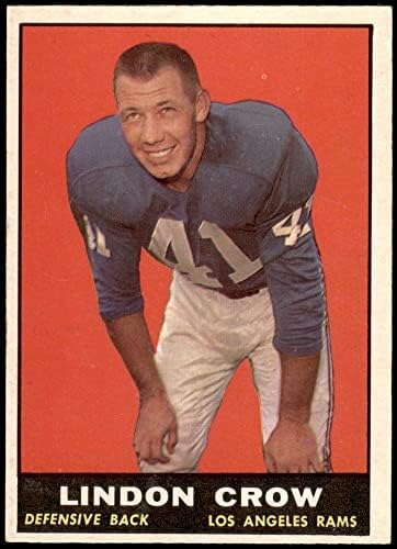 1961 Topps 55 Lindon Crow Los Angeles Rams Ex Rams USC