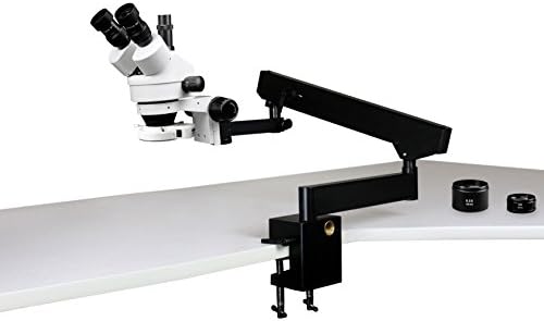 חזון מדעי VS-7FZ-IFR07 סימול-מוקד-פוקאלי זום מיקרוסקופ סטריאו, עין 10X WF, 0.7X-4.5X זום, 3.5X-90X