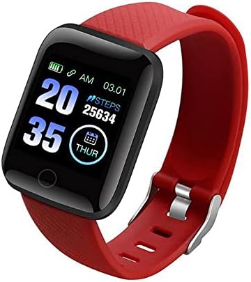 שעון חכם עבור iOS Android Call & SMS תזכורות Smartwatch עם דופק, חמצן דם ולחץ, ניטור שינה, כושר