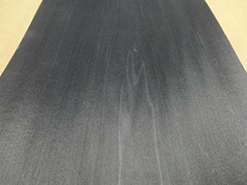 מוצרי עץ jso פופ צפצפה שחור צבוע פורניר עץ 11 '' x 100 '' גולמי ללא גיבוי כיתה 1/42 '' עבה