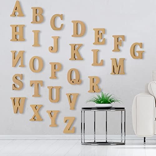מכתבים עומדים בעץ D - מכתב עץ ריק פרימיום לעיצוב קיר מלאכות DIY לציור, תפאורה ביתית, שלטים, קישוטים למסיבות