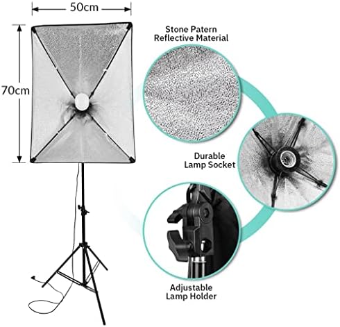 SXNBH 2x3M מערכת תמיכה ברקע 50x70 סמ מטריות Softbox ערכת תאורה רציפה לצילומי צילום מוצר סטודיו