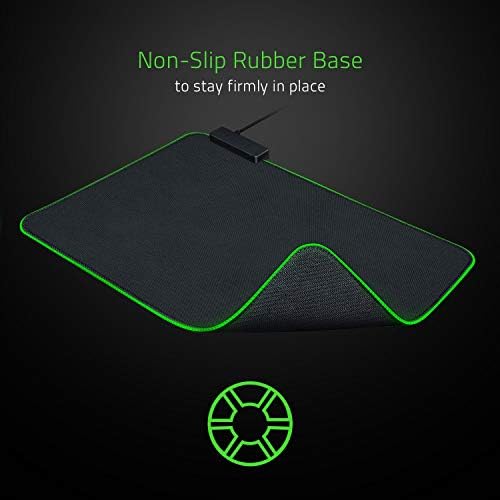 כרומה של Razer Goliathus: משטח בד מרקם מיקרו - מותאם לכל הגדרות הרגישות והחיישנים - המופעל על