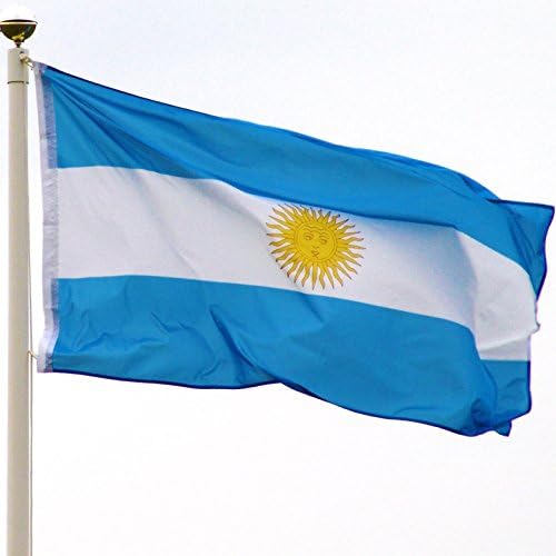 3x5 רגל גל ארגנטינה דגל מדינה דגל מדינת הרפובליקה הארגנטינאית 3 על 5 רגל לאומי AR מותג ארץ república