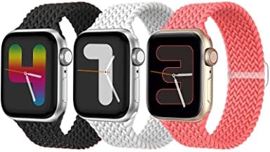 להקות סיליקון תואמות להקת Apple Watch 38 ממ 41 ממ 49 ממ נשים נשים, רצועות ספורט לסדרת IWatch 7/6/5/4/3/2/1/SE