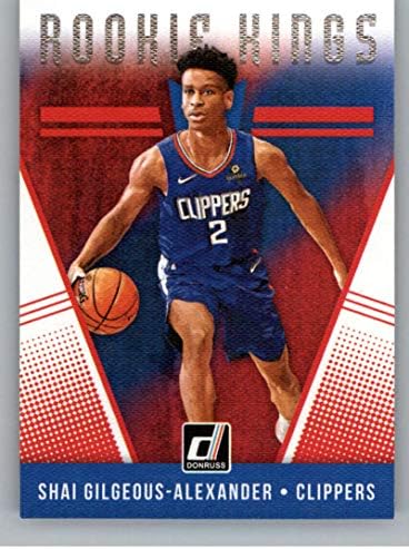2018-19 דונרוס טירון קינגס 21 SHAI Gilgeous-Alexander Los Angeles Clippers RC NBA כרטיס מסחר בכדורסל