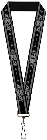 אבזם למטה שרוך בציר שברולט 1934 עניבת פרפר לוגו כוכבים פס שחור אפורים, 22 איקס 1