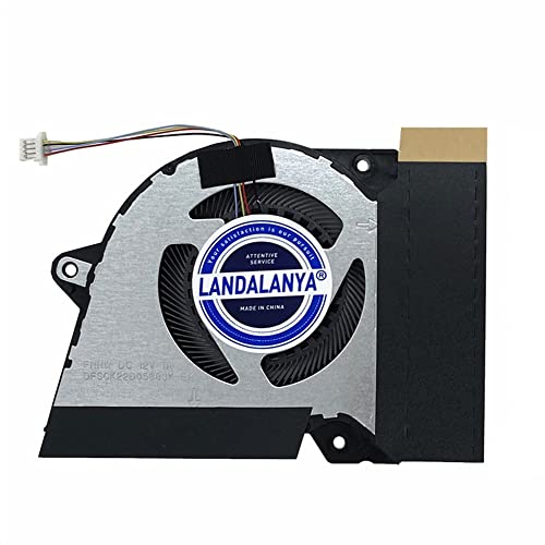 LANDALANYA New Laptop CPU and GPU Cooling Fan for ASUS Rog Zephyrus G14 GA401Q GA401QC GA401QE