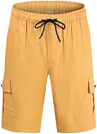 BMISEGM מכנסי קיץ קצרים מכנסיים אתלטים משוררים אורך אורך מכנסי כיס בברך גברים מכנסיים מזדמנים