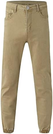 מ 'הלבשה ג' ינס אופנה קרע גברים של מכנסיים גדולים רזה מכנסיים גברים של מכנסיים גודל 13