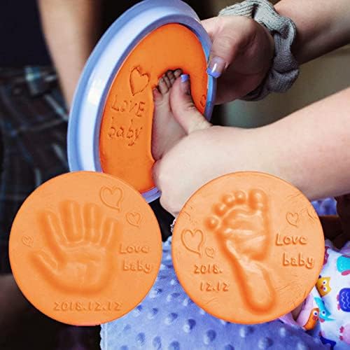 חימר רך פלאפי אספקת DIY טיפול לתינוקות כף רגל יד דיו דיו טביעת טביעת טביעת טביעת רגל טביעת אצבע