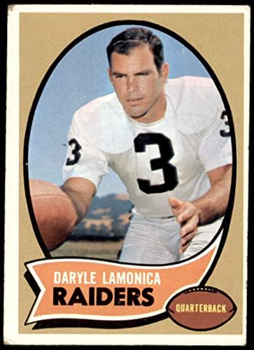 1970 Topps 50 Daryle Lamonica Oakland Raiders Raiders Fair Notre Dame