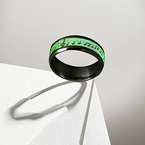טבעות יסטו לנשים חדשות פשוטות אופנה פשוטות זוהר טבעת פלורסנט טבעת אישיות תכשיטים בליל מועדון זוהר טבעת