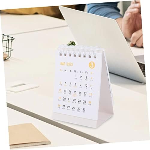 Tofficu 2023 Mini Desk Calendar Office Calendar Calendar Calendar Decor