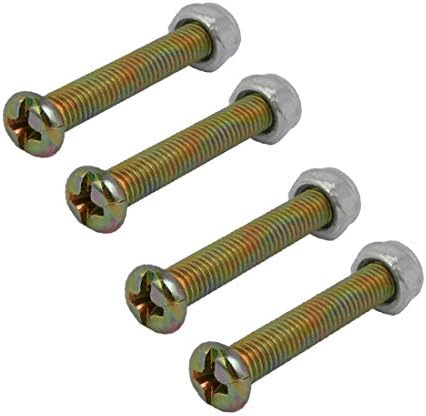 X-DREE 4 PCS 1.8 אינץ 'גלגל דיה מהדק 22 ממ מהדק בלם מסתובב גלגב שנהב לעריסה (4 יחידות 1.8 פולגאדות דיא רודה