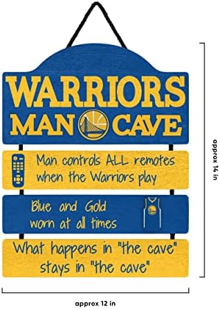 פוקו NBA לוגו לוגו Mancave Man מערת קיר תלויה