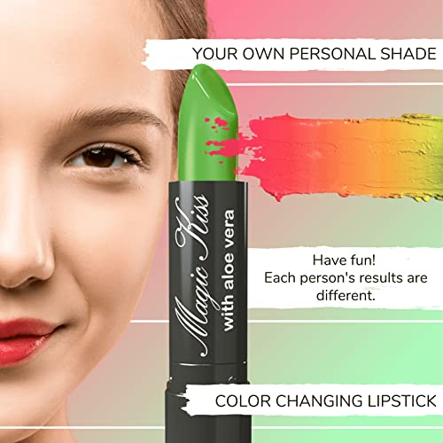 קסם נשיקה שפתון סט אלוורה צבע שינוי 6 חבילה תוצרת ארהב