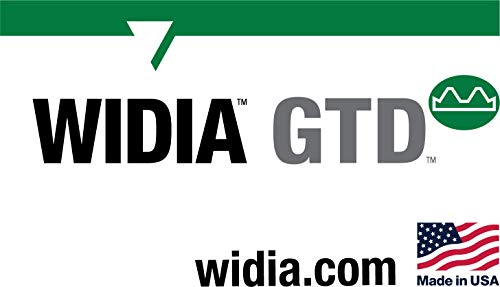 WIDIA GTD GT235001 ניצחון GT23 HP ברז, חממה תחתונה למחצה, חתך יד ימין, 4 חלילים, יצירתם, M5 x 0.8,