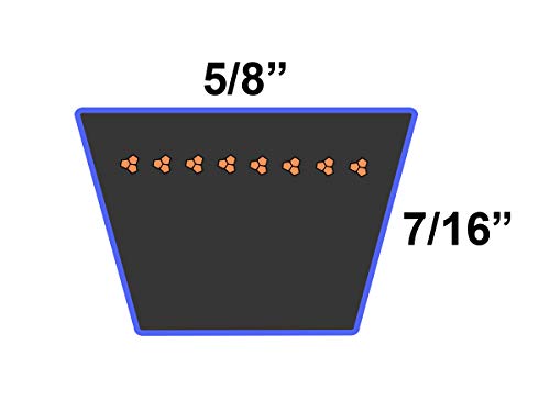 D&D Powerdrive 258-038 Stens Kevlar חגורת החלפת